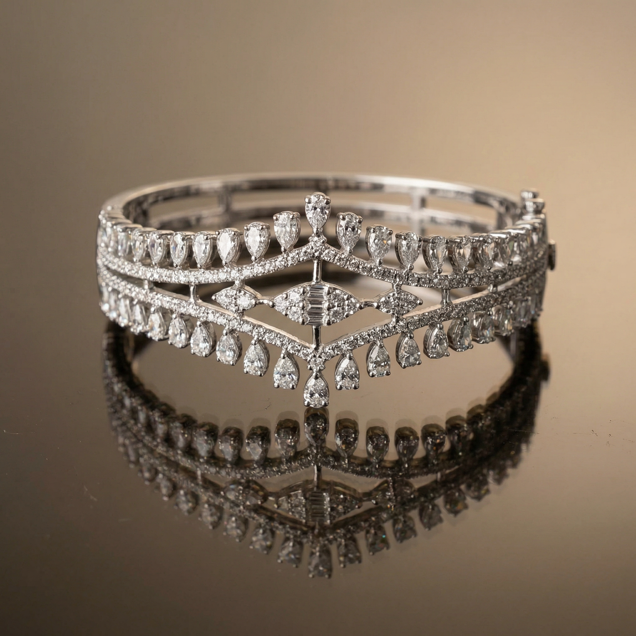 Adreja Diamond Leaf Bracelet