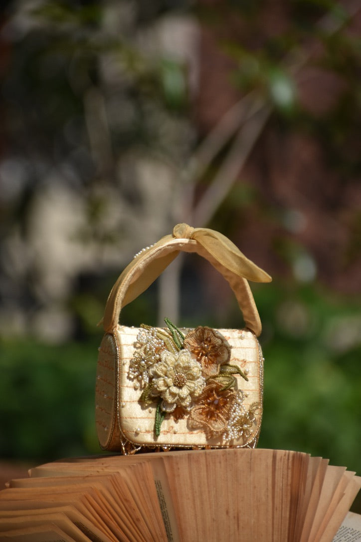 Mini flap bag Florence Beige