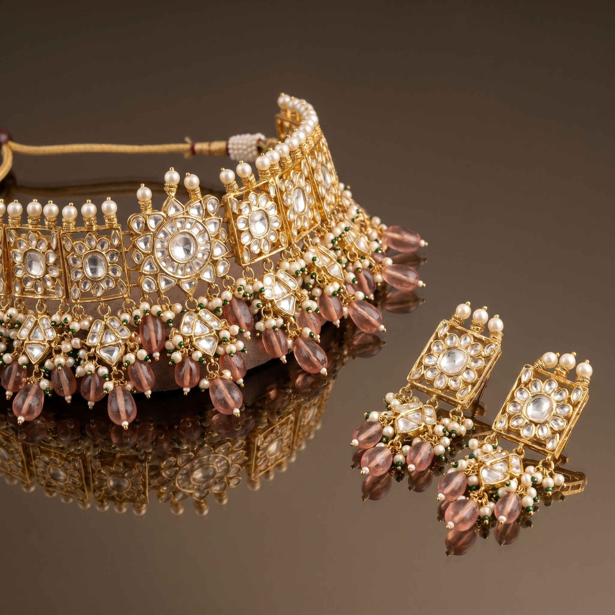 Charulata Regal Glow Choker Set