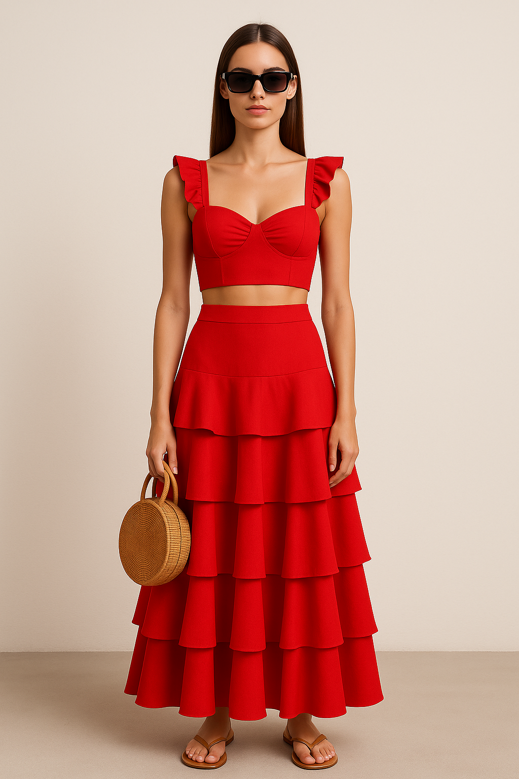 Bebo Red Coord Set