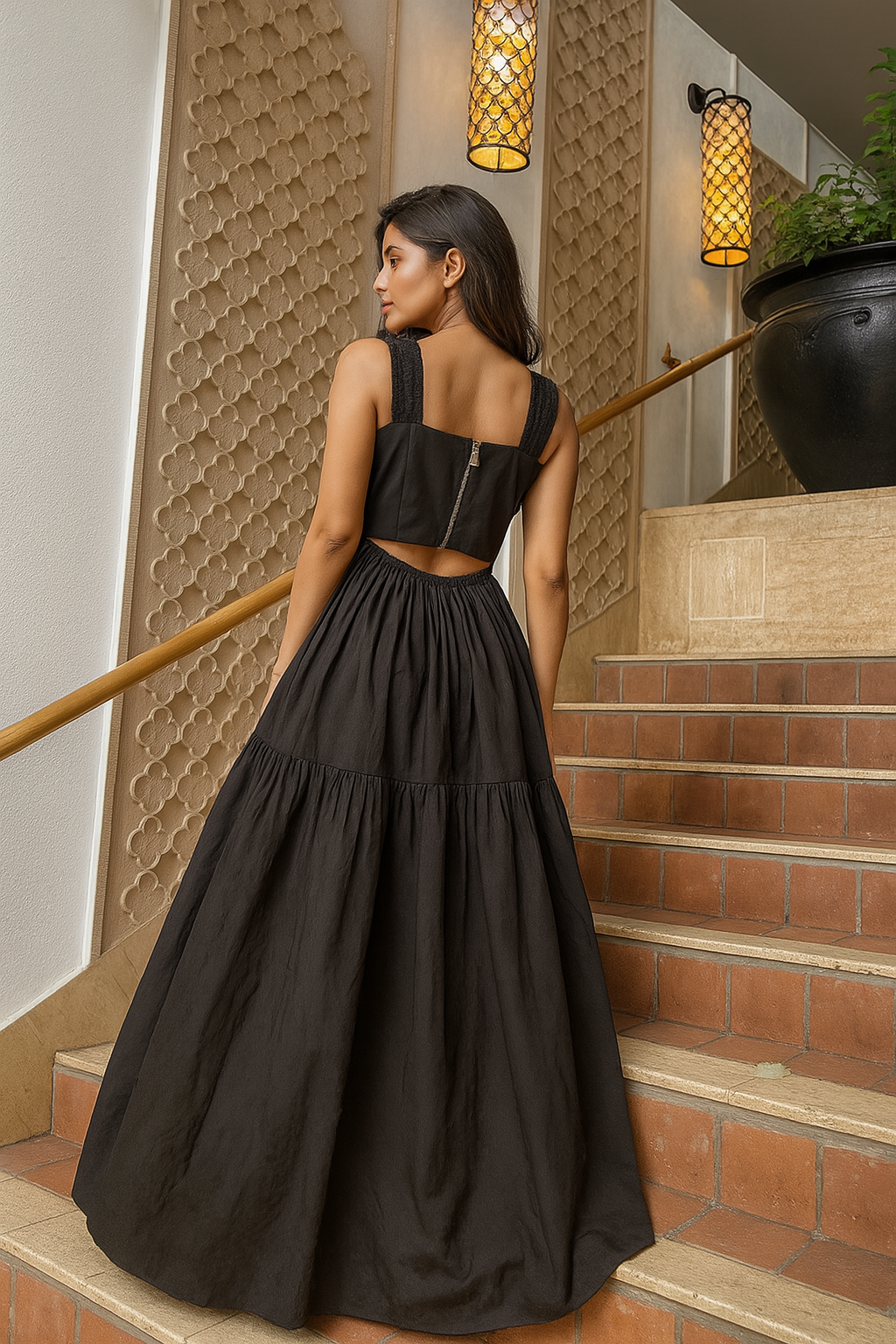 Zoe Black Long Dress