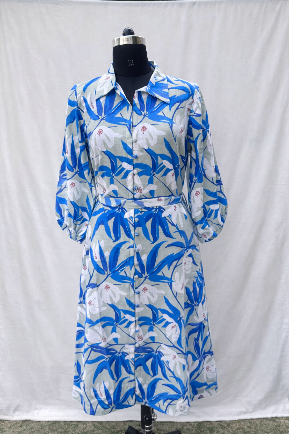 Printed Shirt Dress – relaxed printed shirt dress by Ozel
