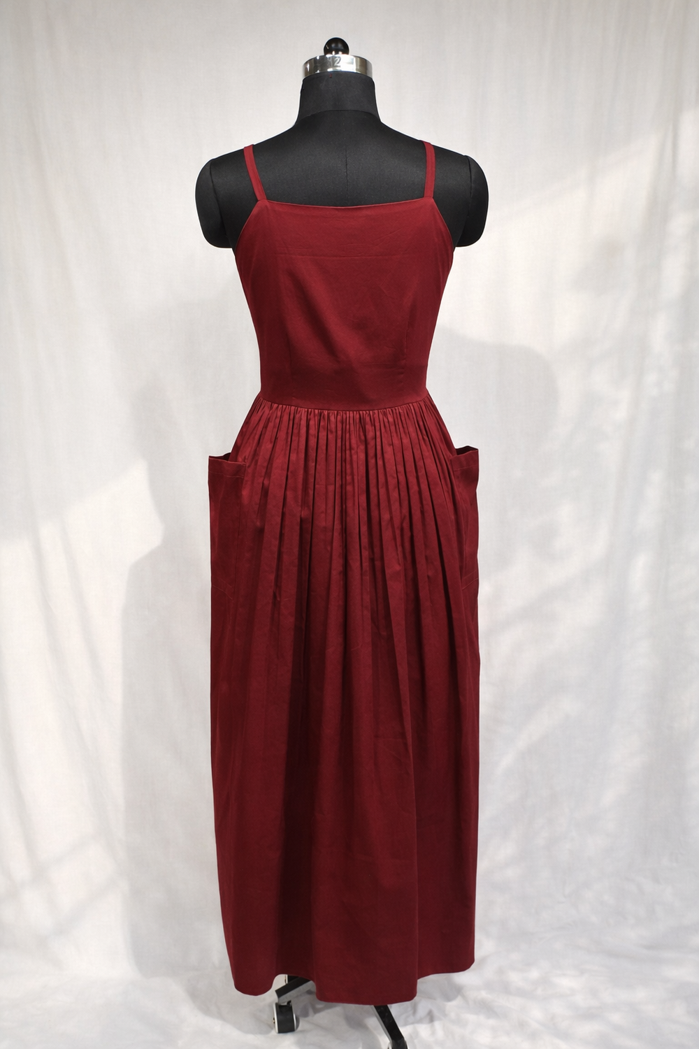 Scarlet Tie Up Dress – dramatic scarlet dress by Ozel