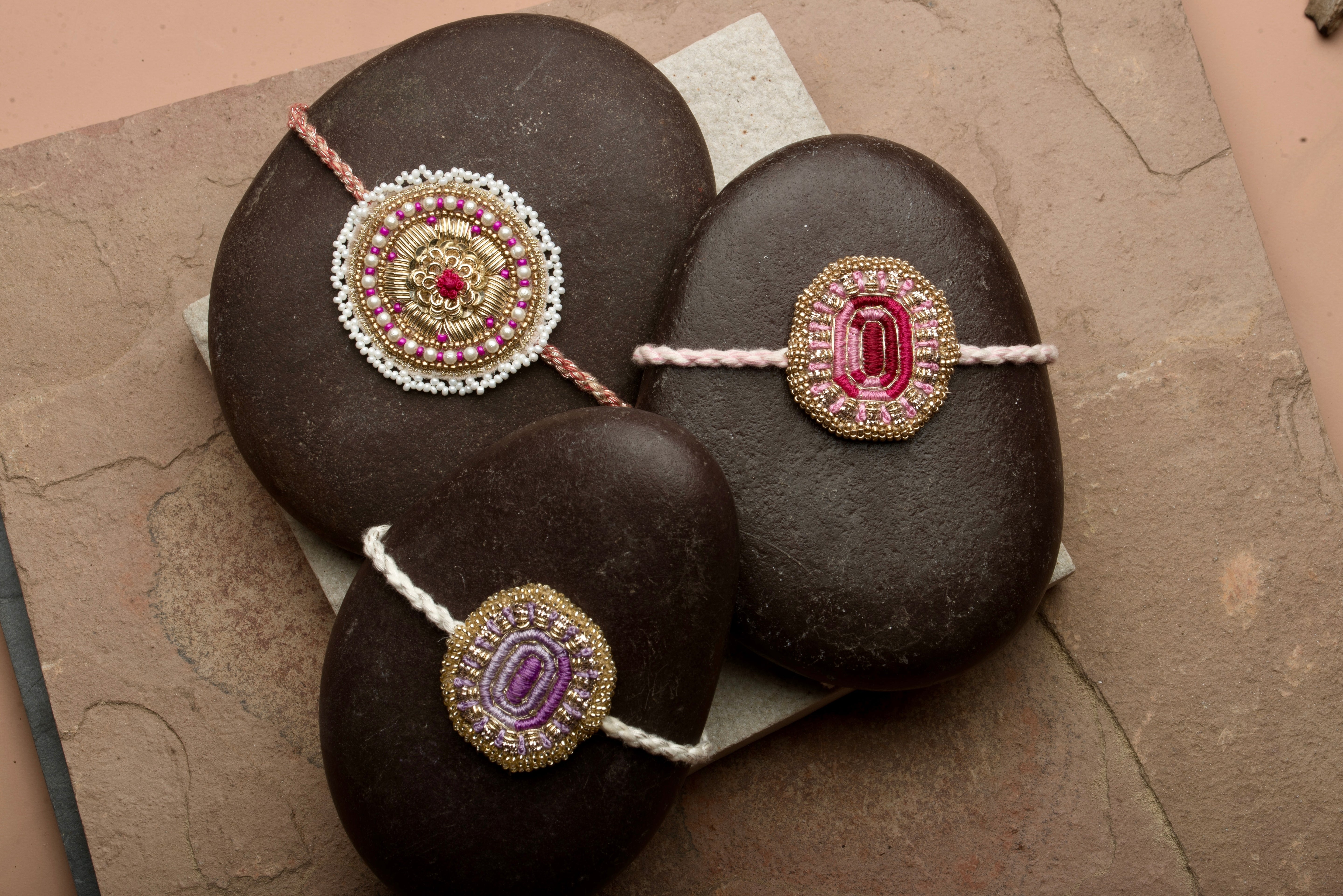Set of 3 Ratan Rakhis - Ozel