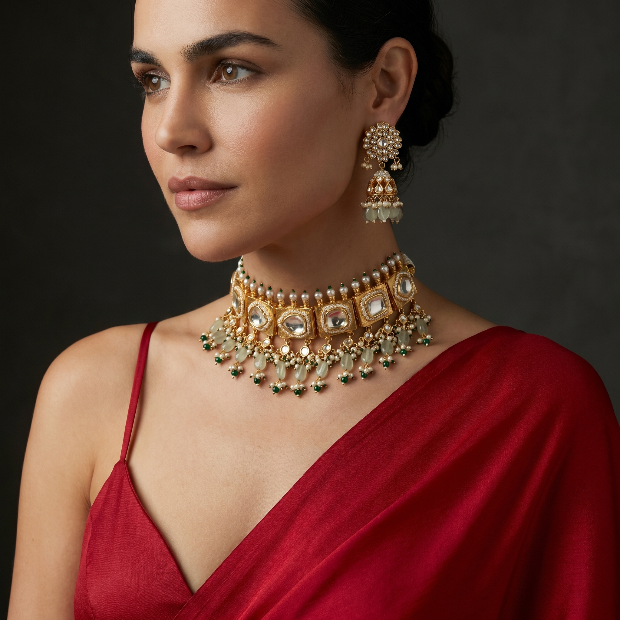 Deval Heritage Kundan Choker Set
