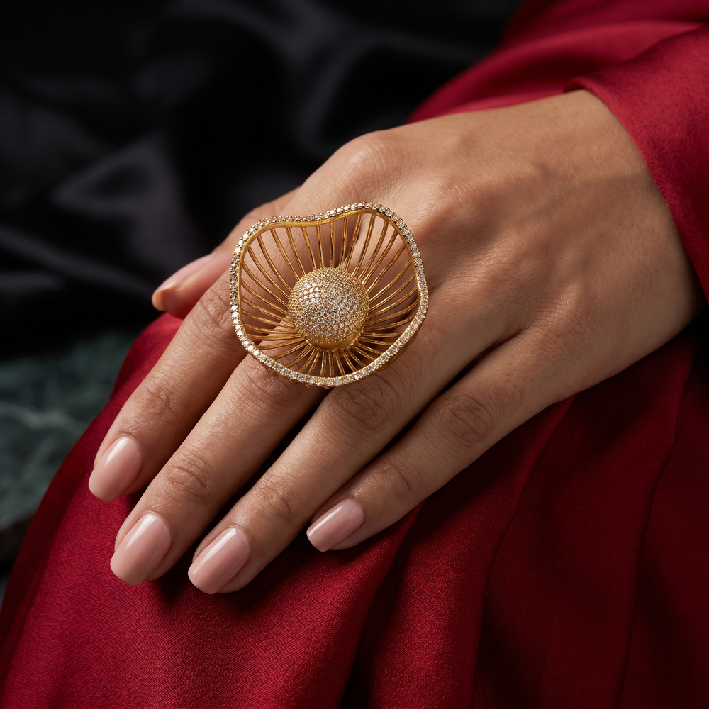 Eleena Soleil Cocktail Ring