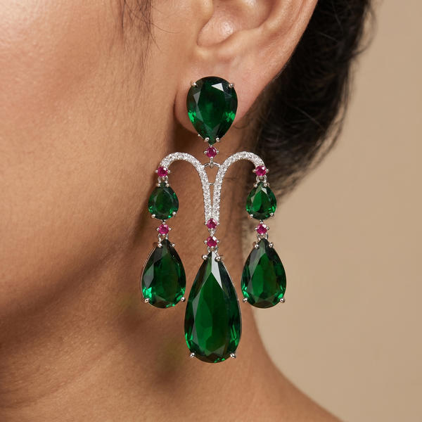 Emrielle Verdant Chandelier Earrings