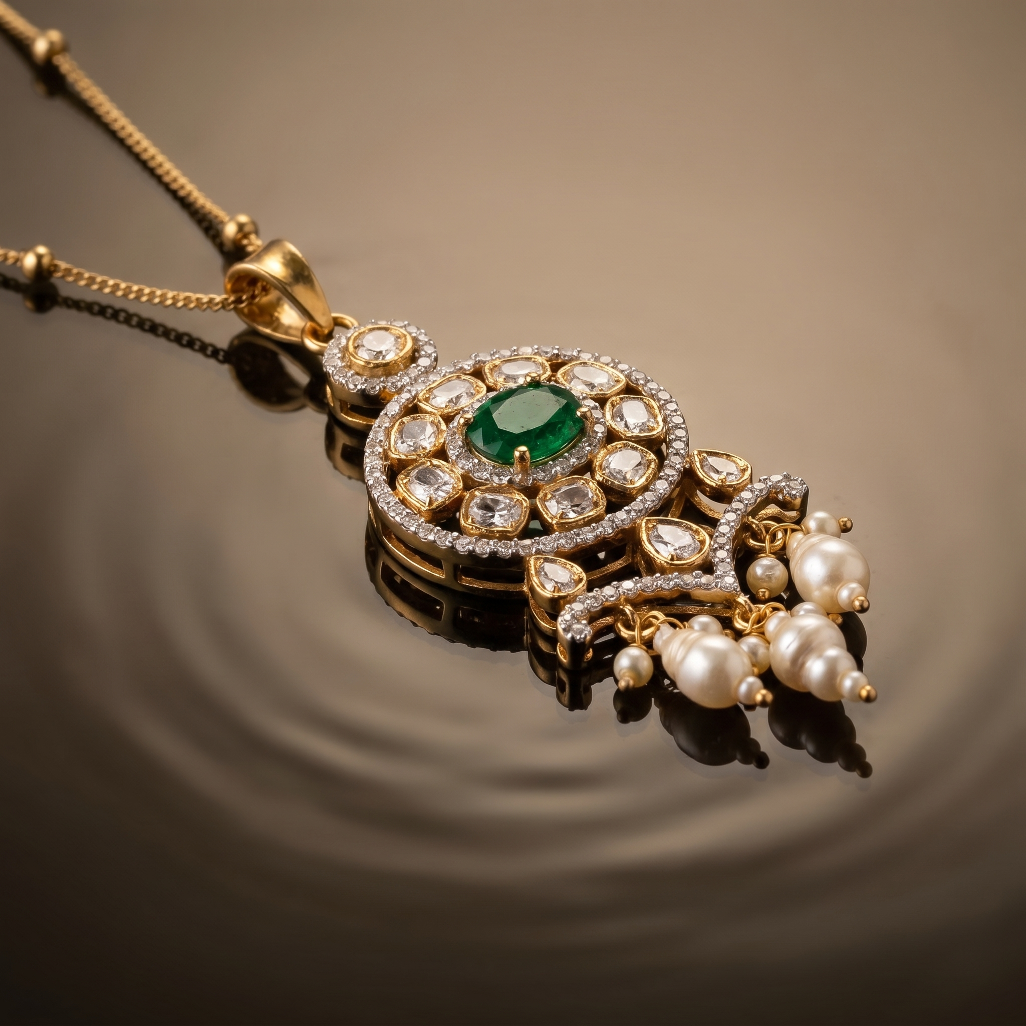 Farzana Celestial Necklace Pendant Set
