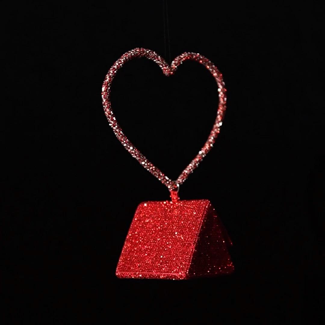 Nano Charm Bag with Crystal Handle - Ozel