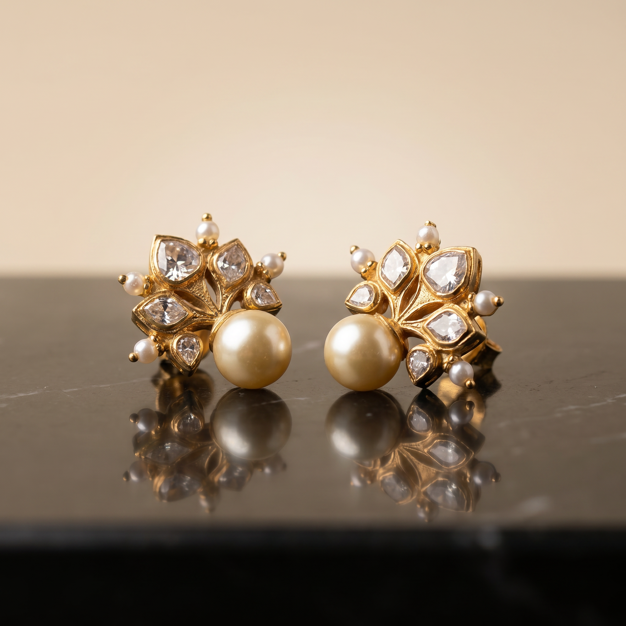 Heer Pearl Studs