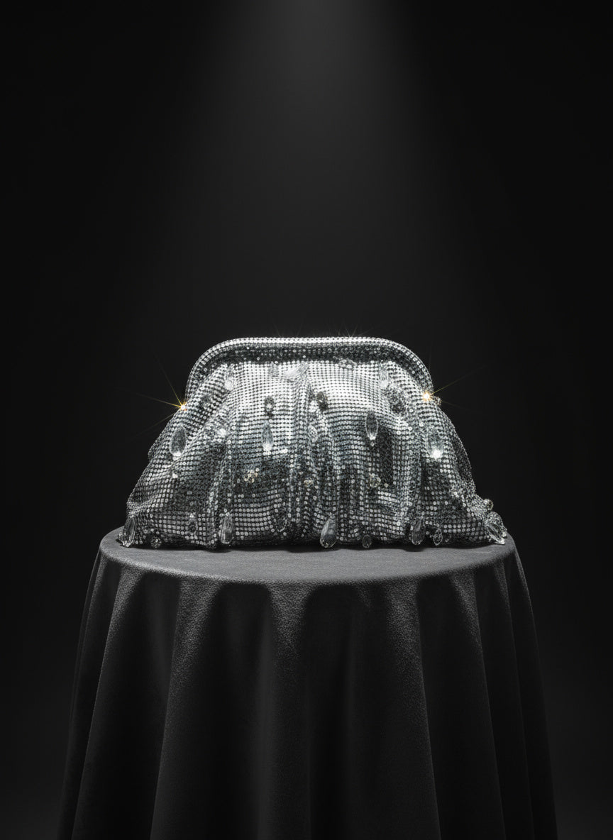 SoHo Silver Clutch