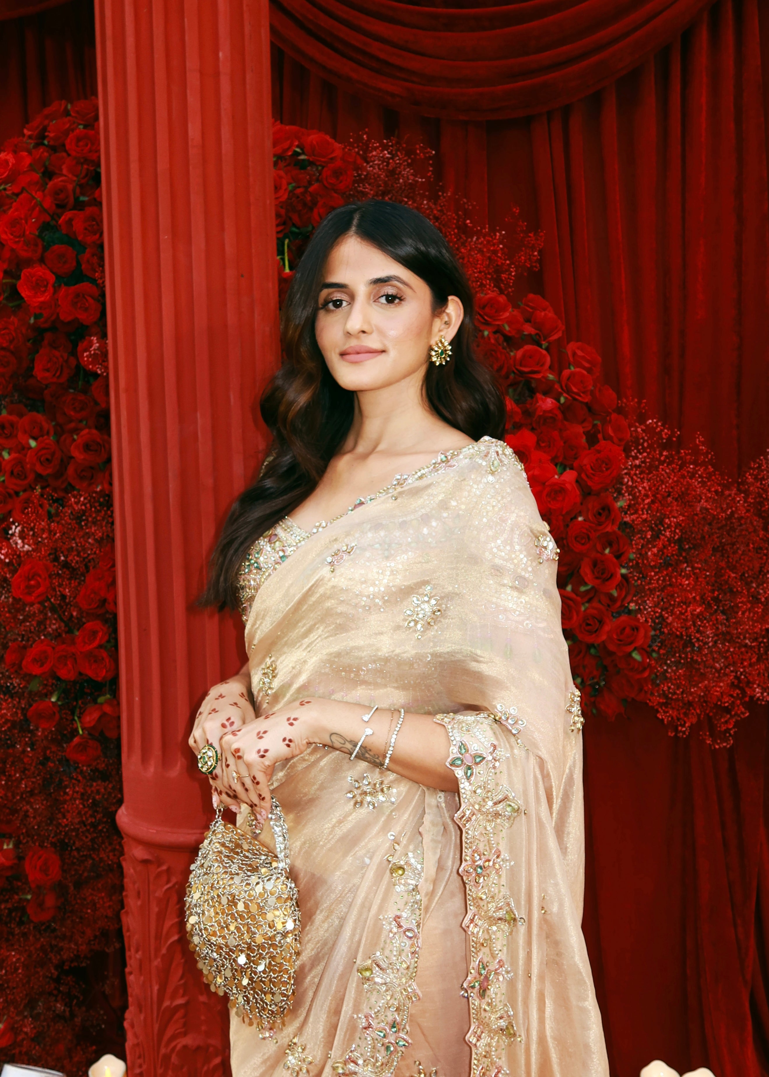 Crystal Cosmic Crescent Bag