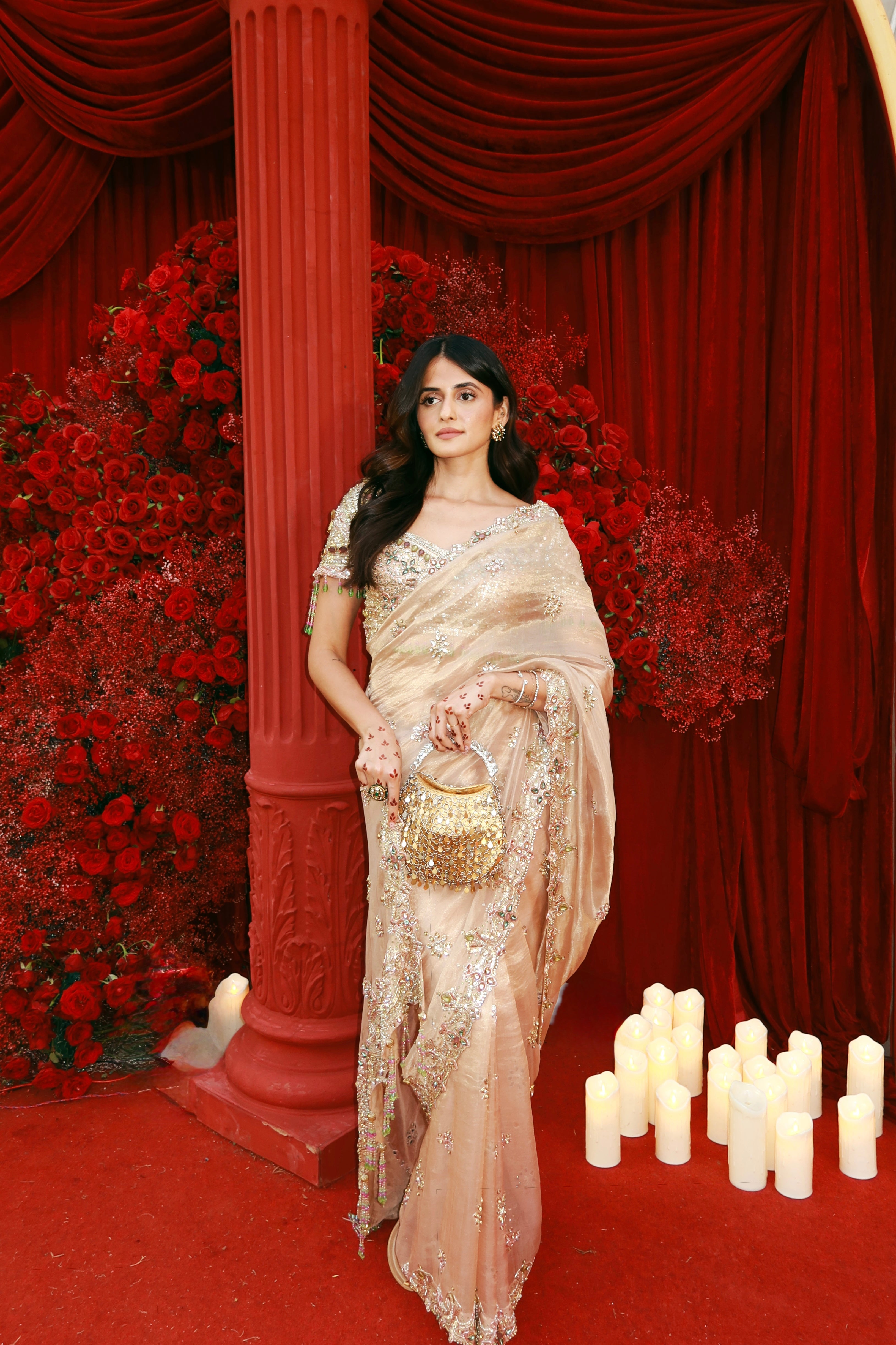 Crystal Cosmic Crescent Bag