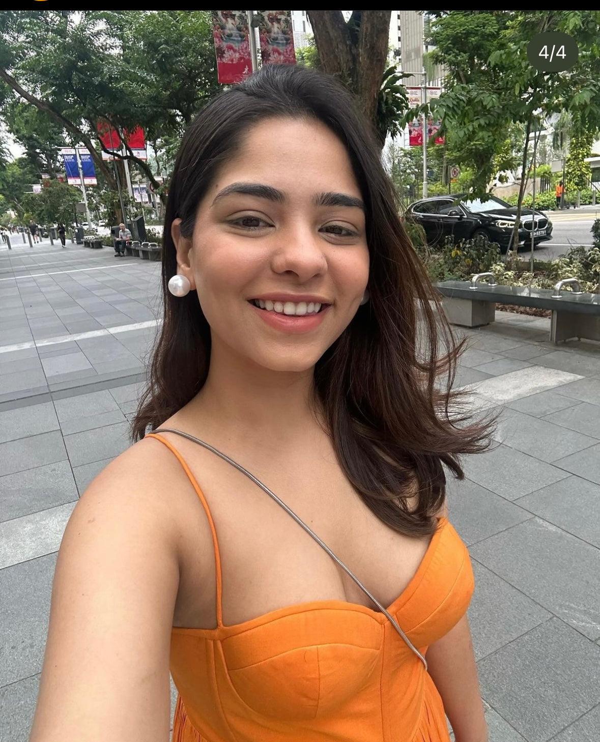 Tangerine Summer Dress - Ozel