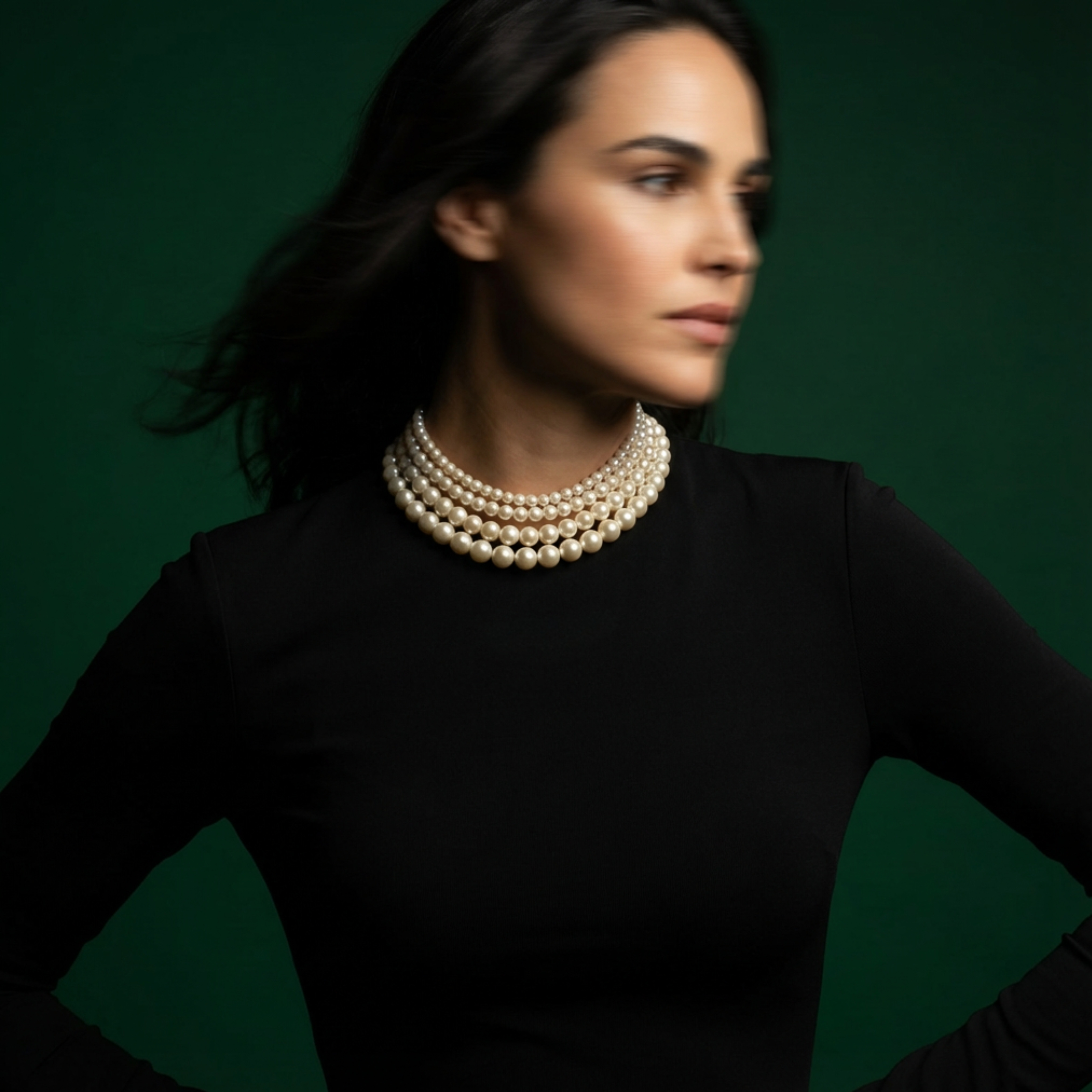 Swarovski Four Layer Choker