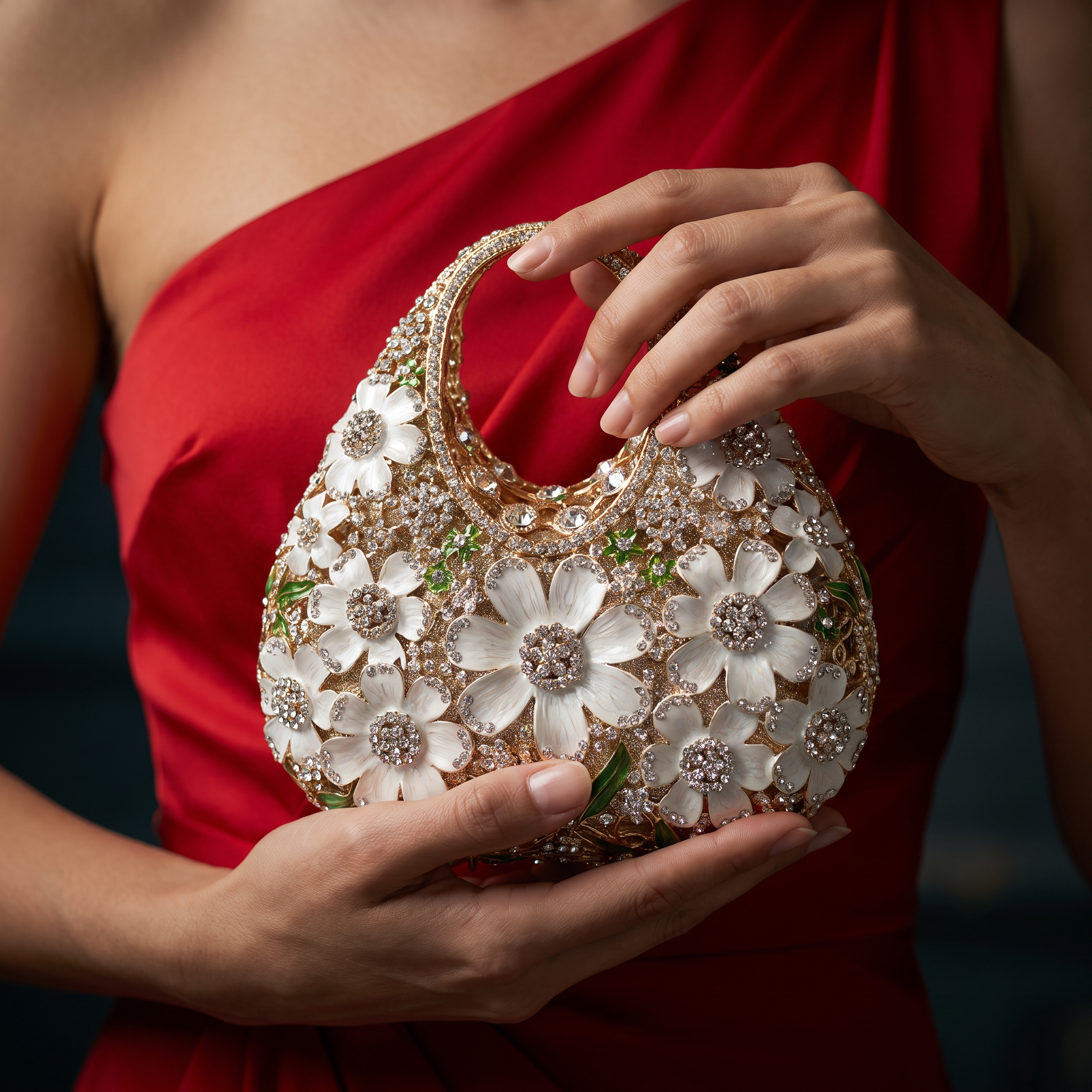 The Jardin Jewel Bag - Green
