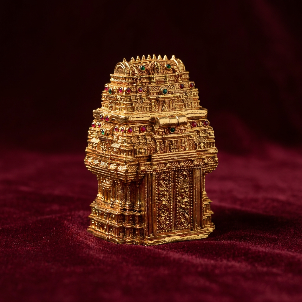Kangana Brass Keepsake Box