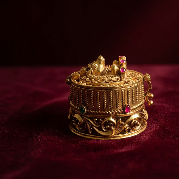 Kashni Brass Keepsake Box