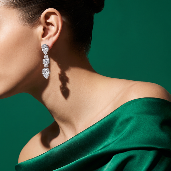 Liora Crystal Drop Earrings