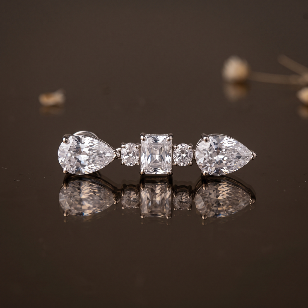 Liora Crystal Drop Earrings