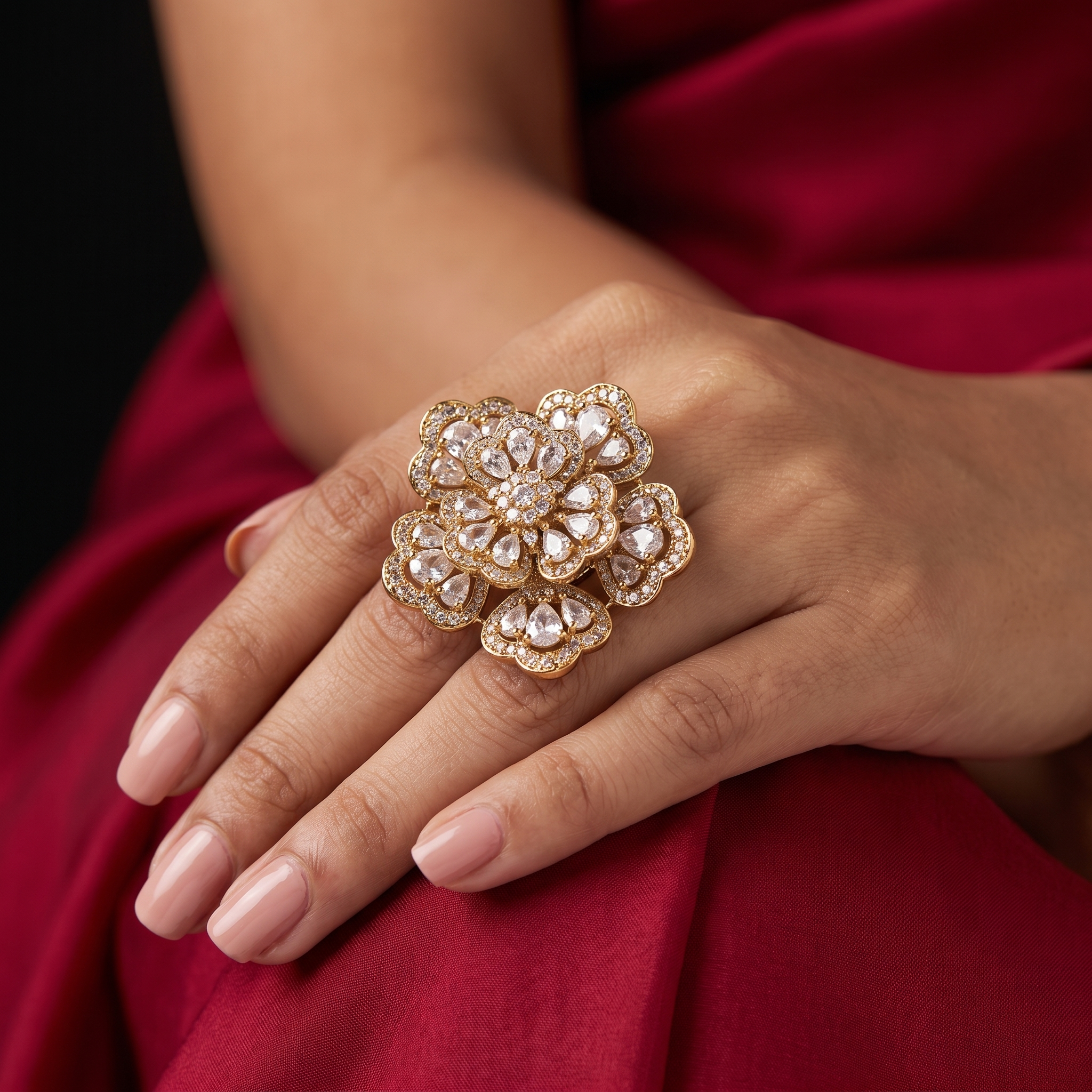 Gul Floral Ring