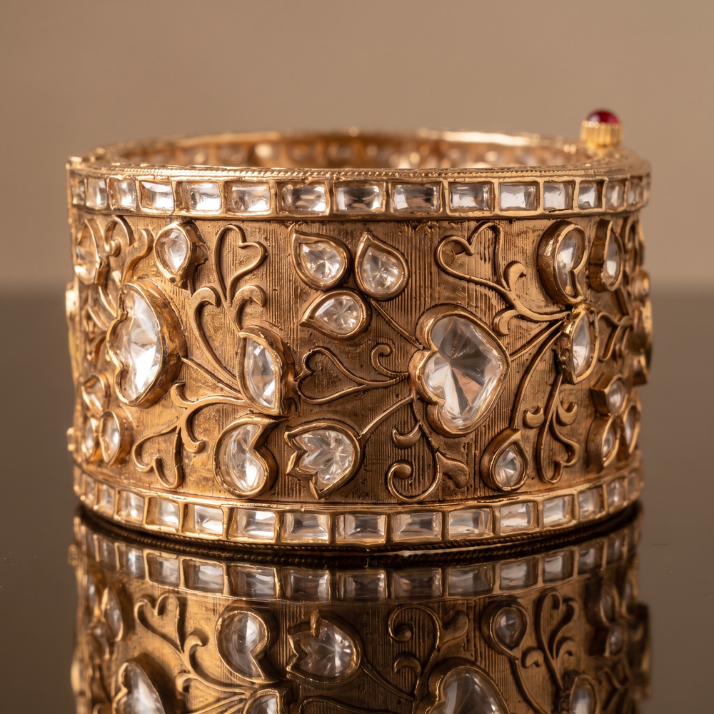 Maira Polki Cuff Bracelet