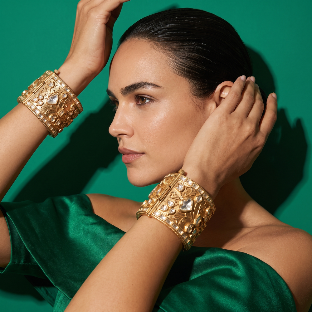 Maira Polki Cuff Bracelet