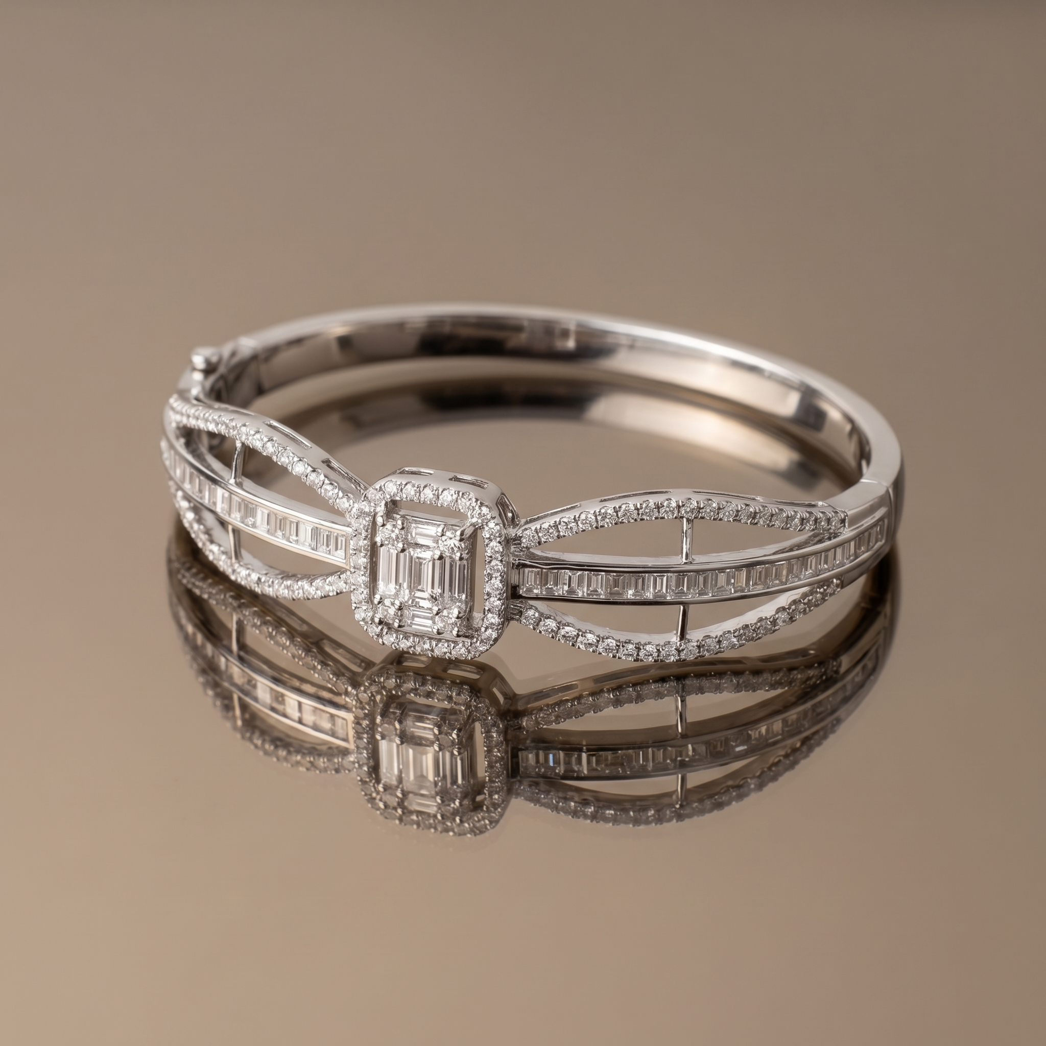 Meherika Diamond Knot Bracelet