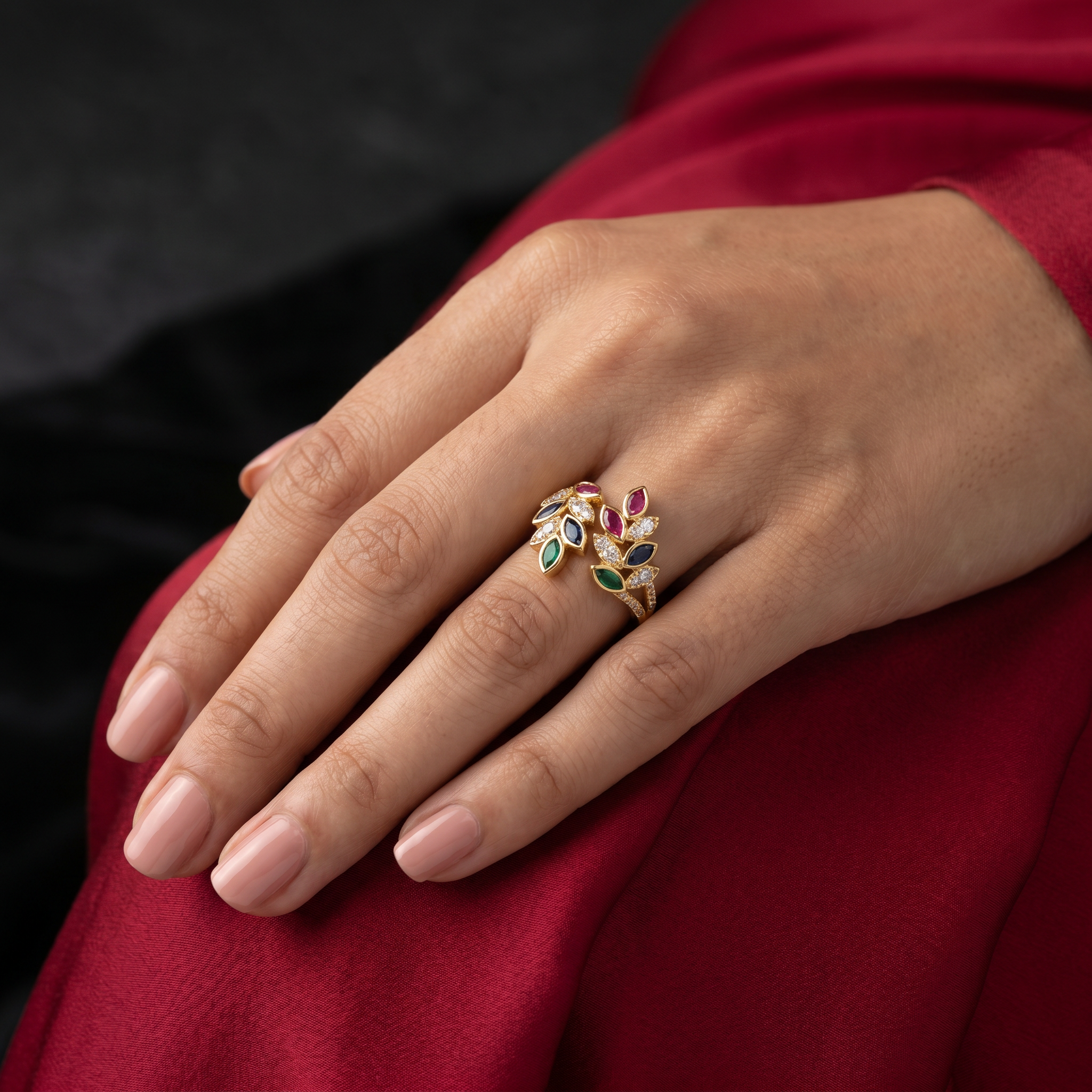 Multicolor Spectrum Ring