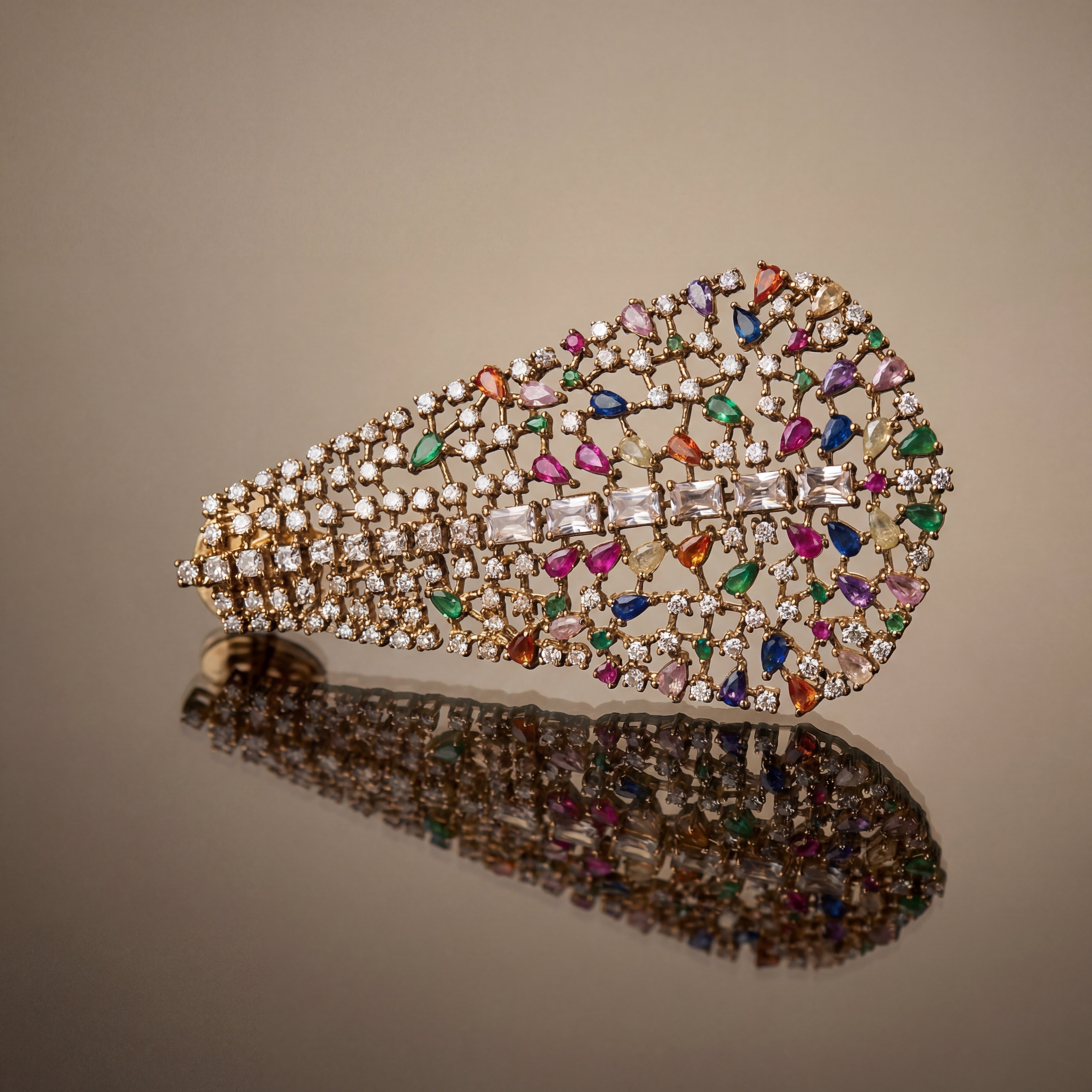 Prism Multicolor gems earrings