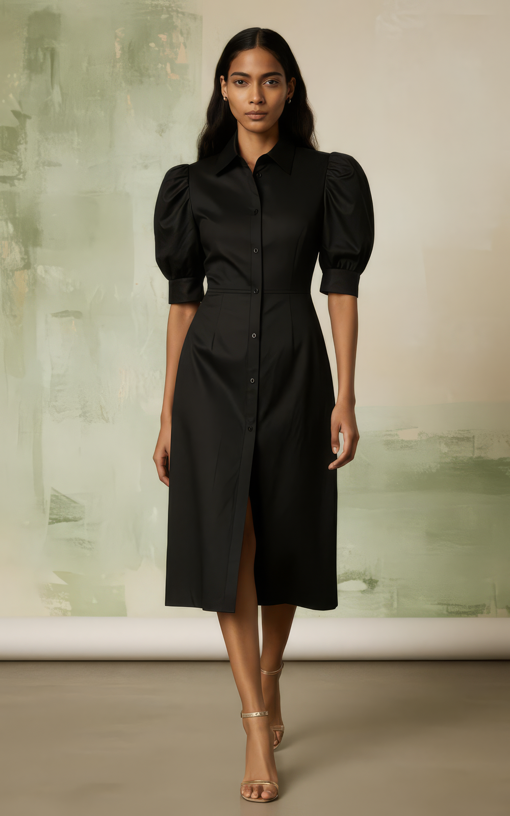 Rachel button down shirt dress – casual Indian designer dress by Ozel