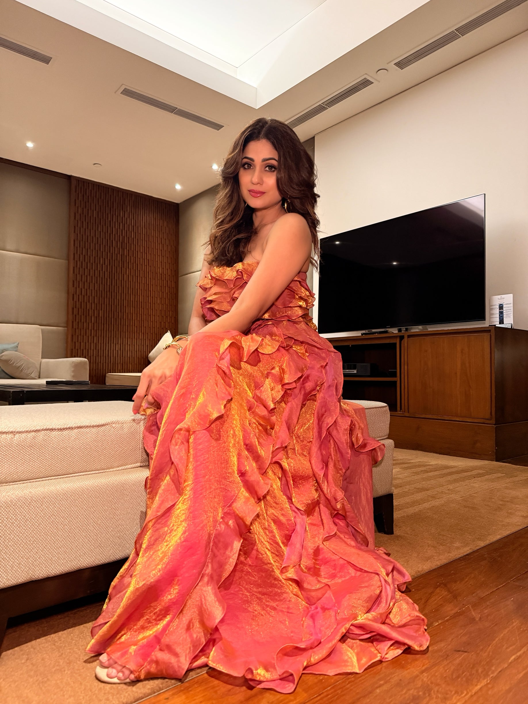 Dune Cascade Gown