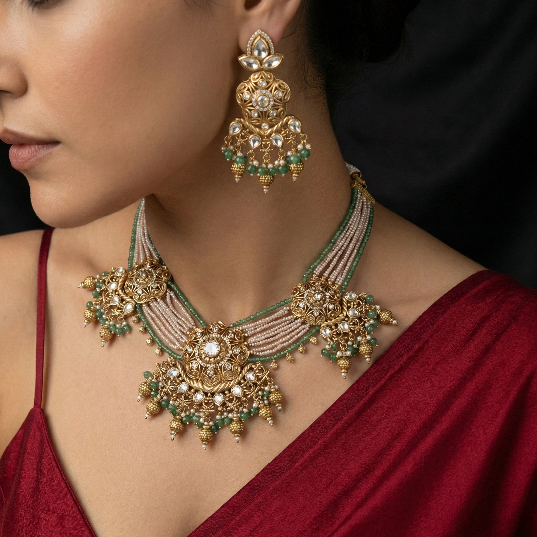 Shreya Heritage Necklace Set