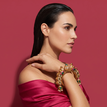 Saira Peacock Kundan Bracelet