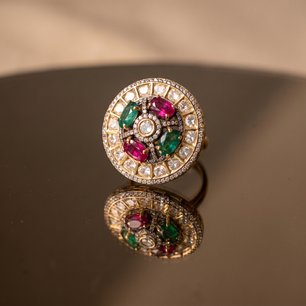 Sira Jewel Mosaic Ring