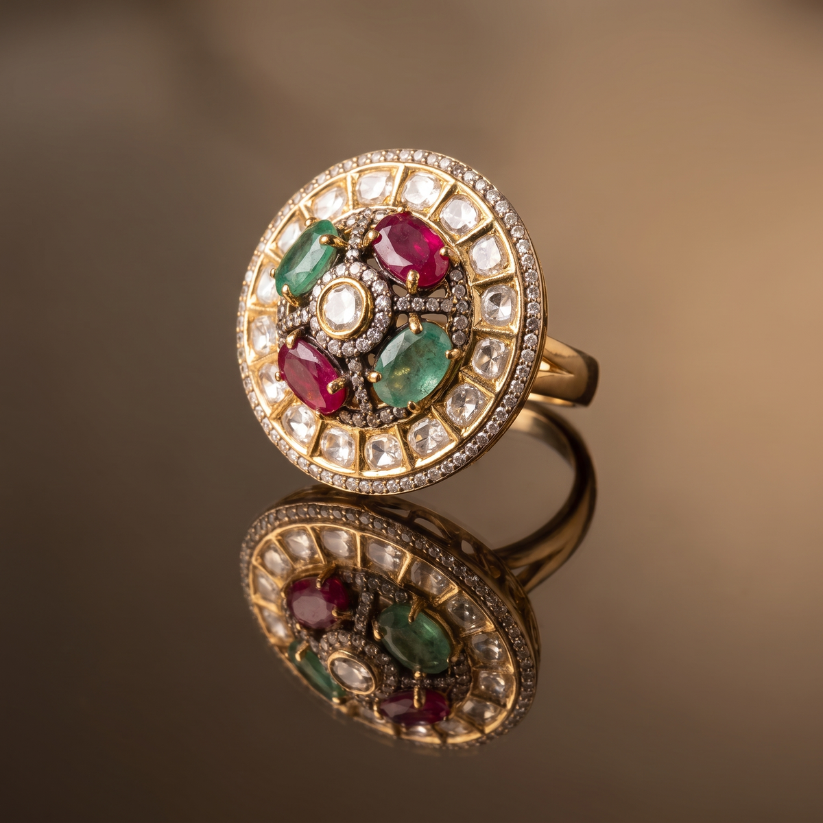Sira Jewel Mosaic Ring