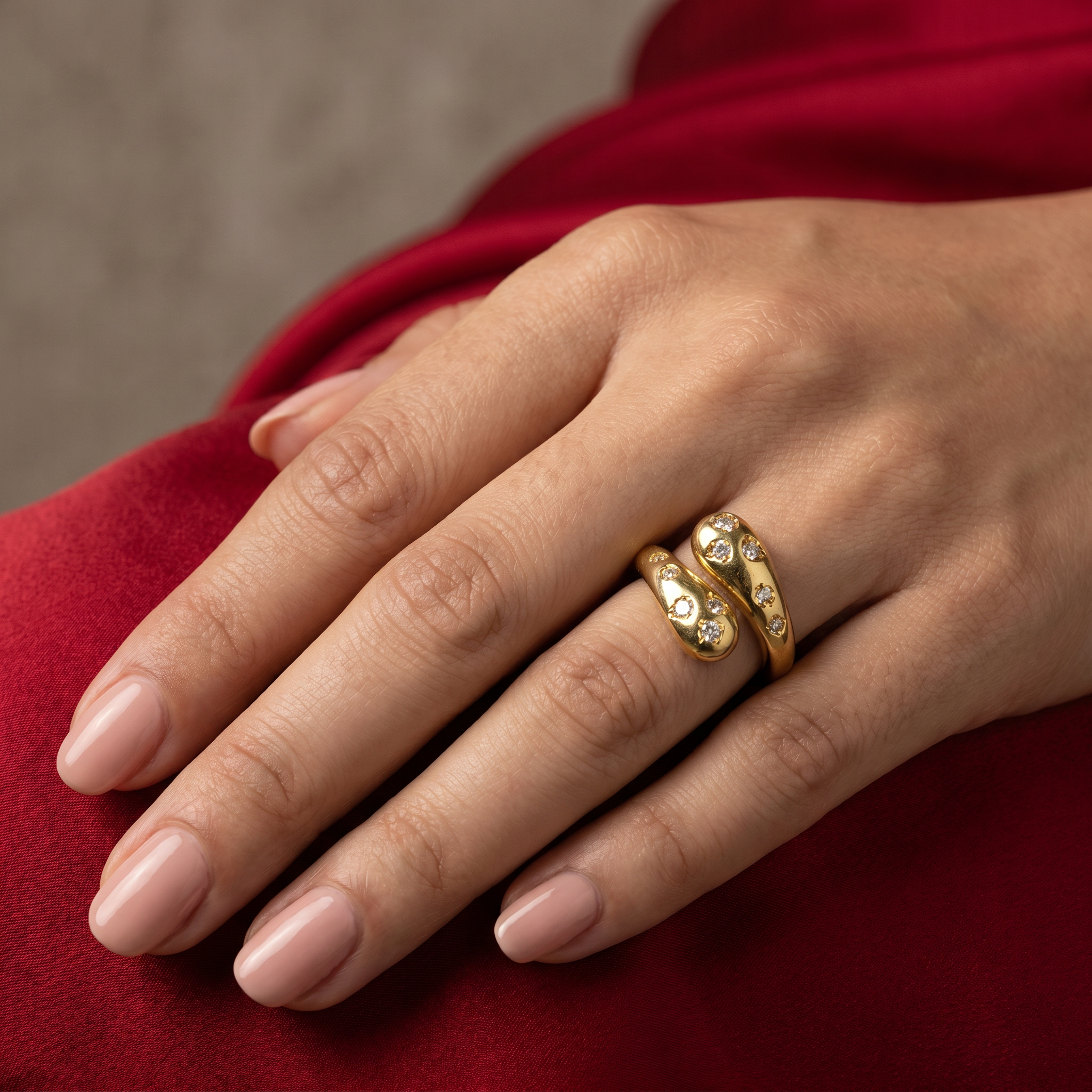 Starry Crystal Ring