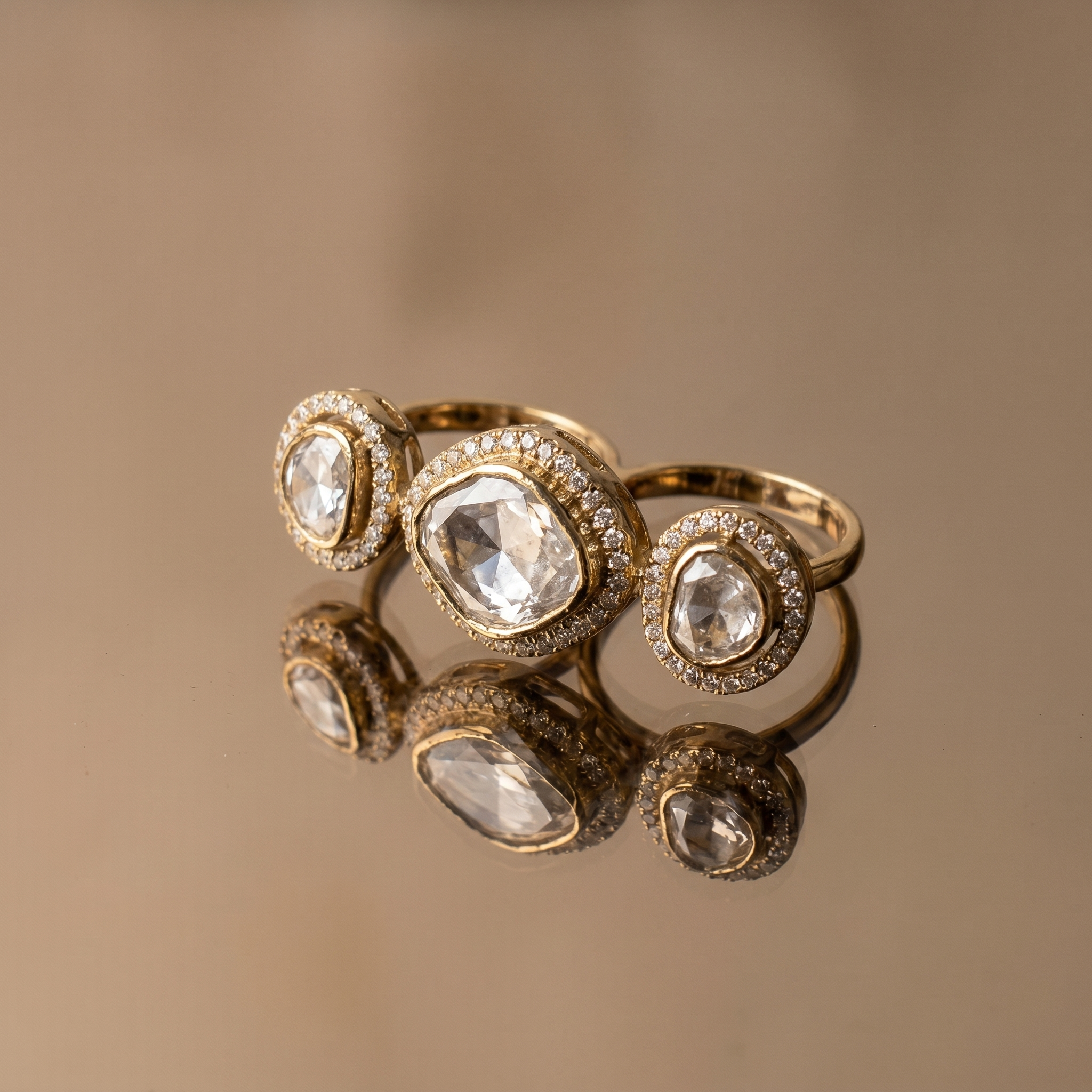Tarunika Mirror Luxe Ring Set