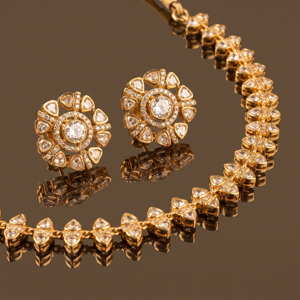 Vedika Kundan Necklace Set