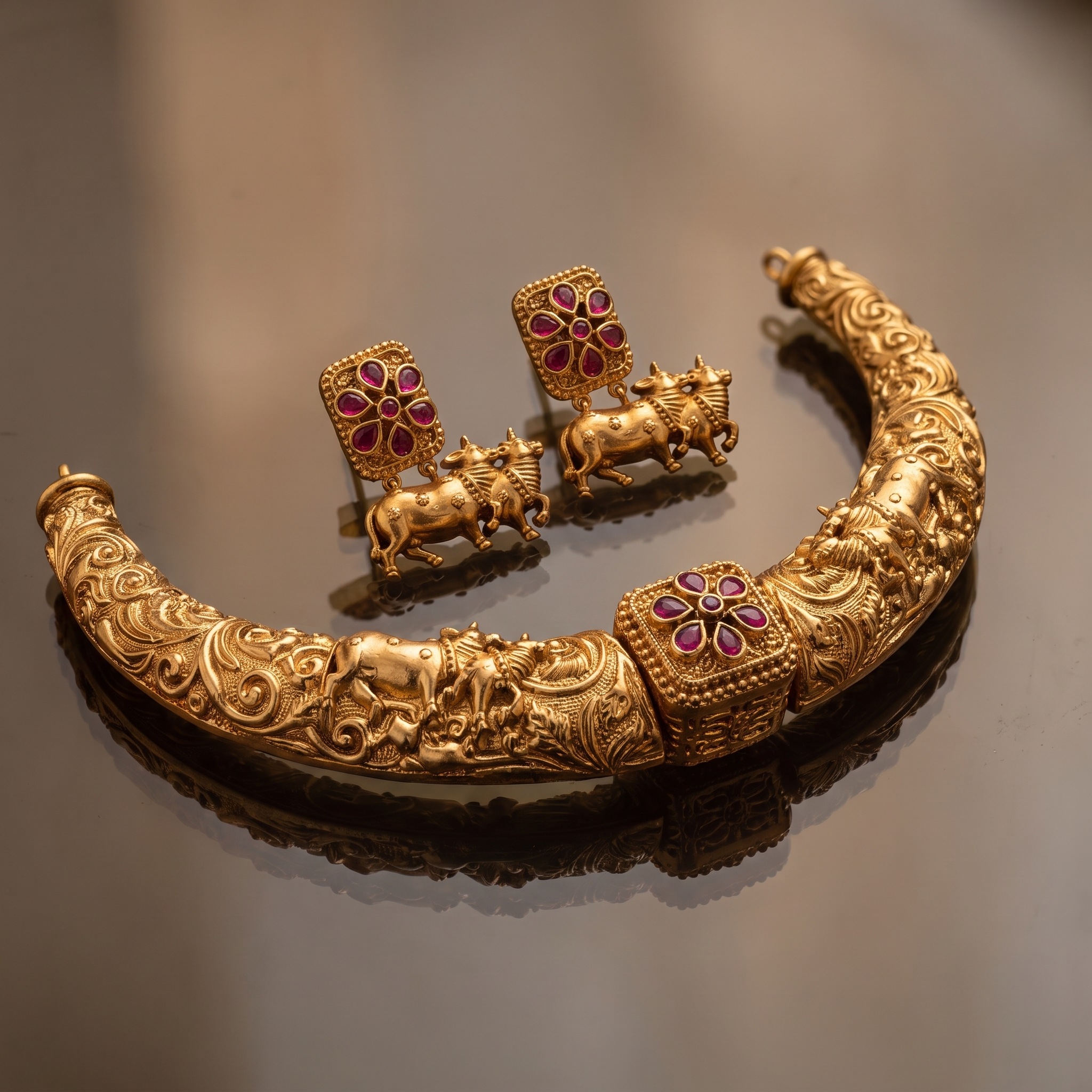 Yutika Heritage Collar Set