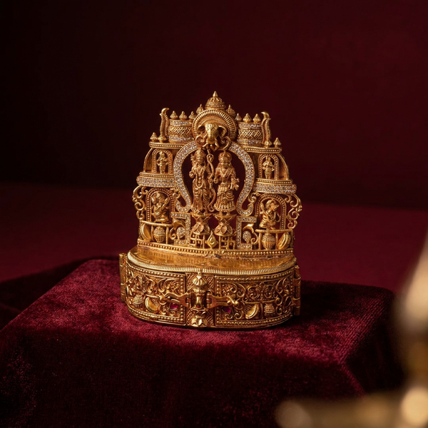 Zaara Brass Keep Sake Box