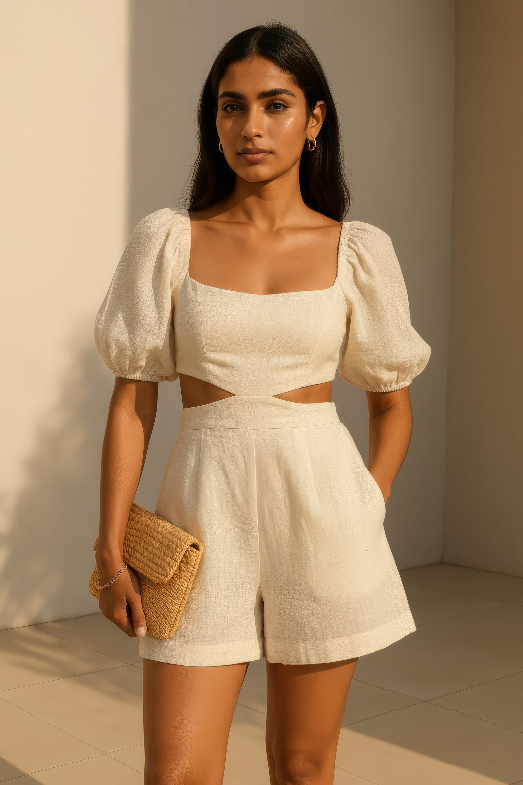 Soleil Cut-Out Romper