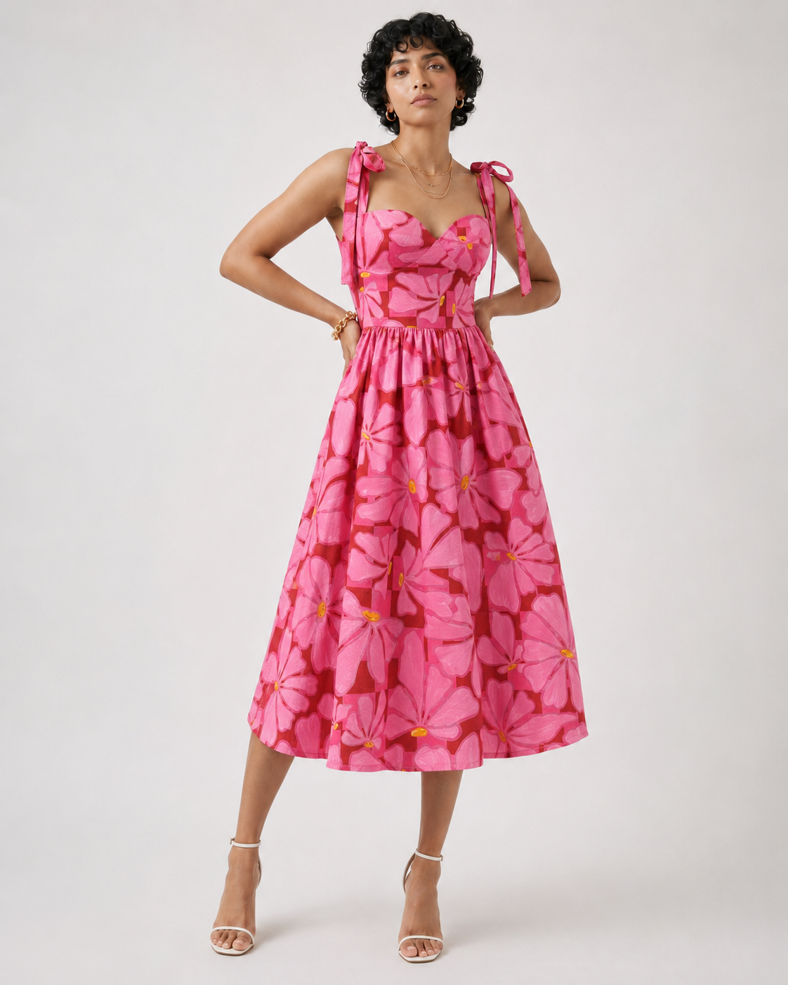 Amélia Floral Corset Dress
