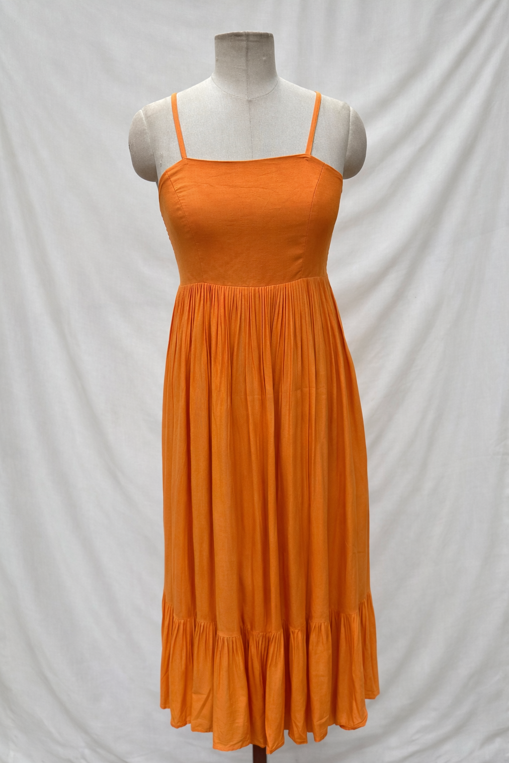 Orange Midi Dress ( Sale)