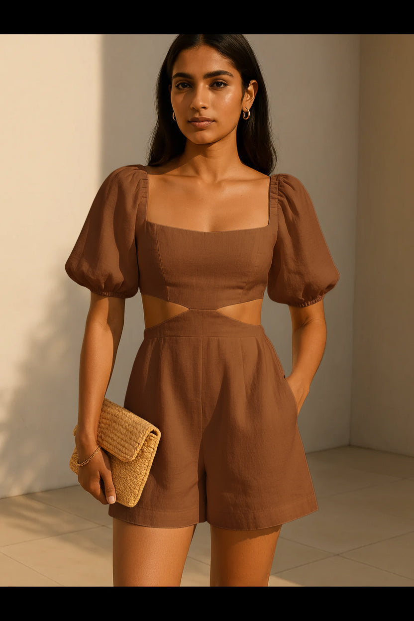 Soleil Cut-Out Romper
