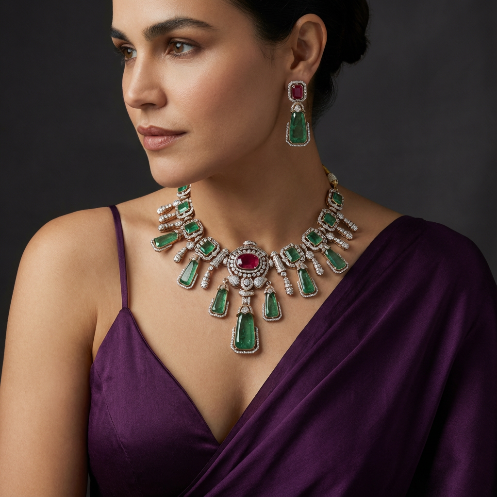 Rosava Heirloom Statement Necklace