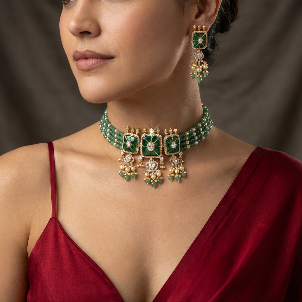 Sitara Kundan Necklace Set