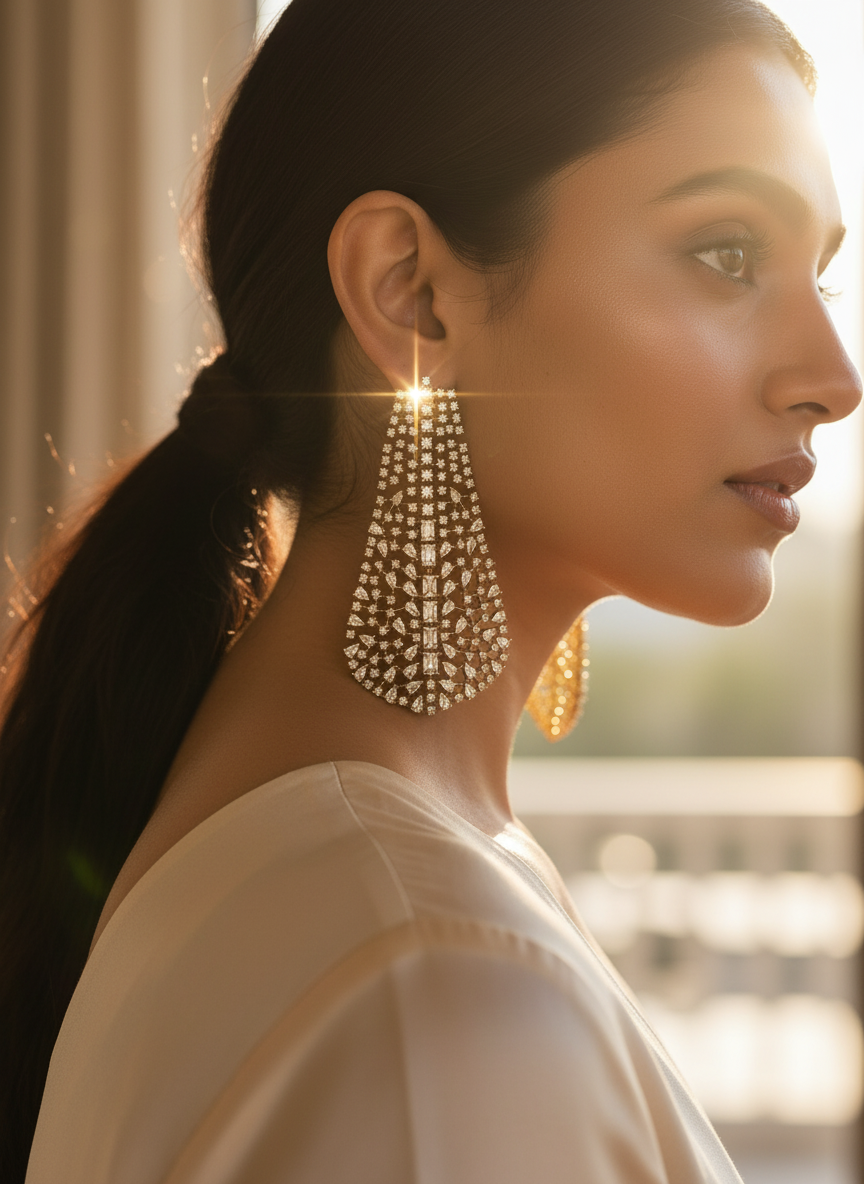 Prism Silver Earrings