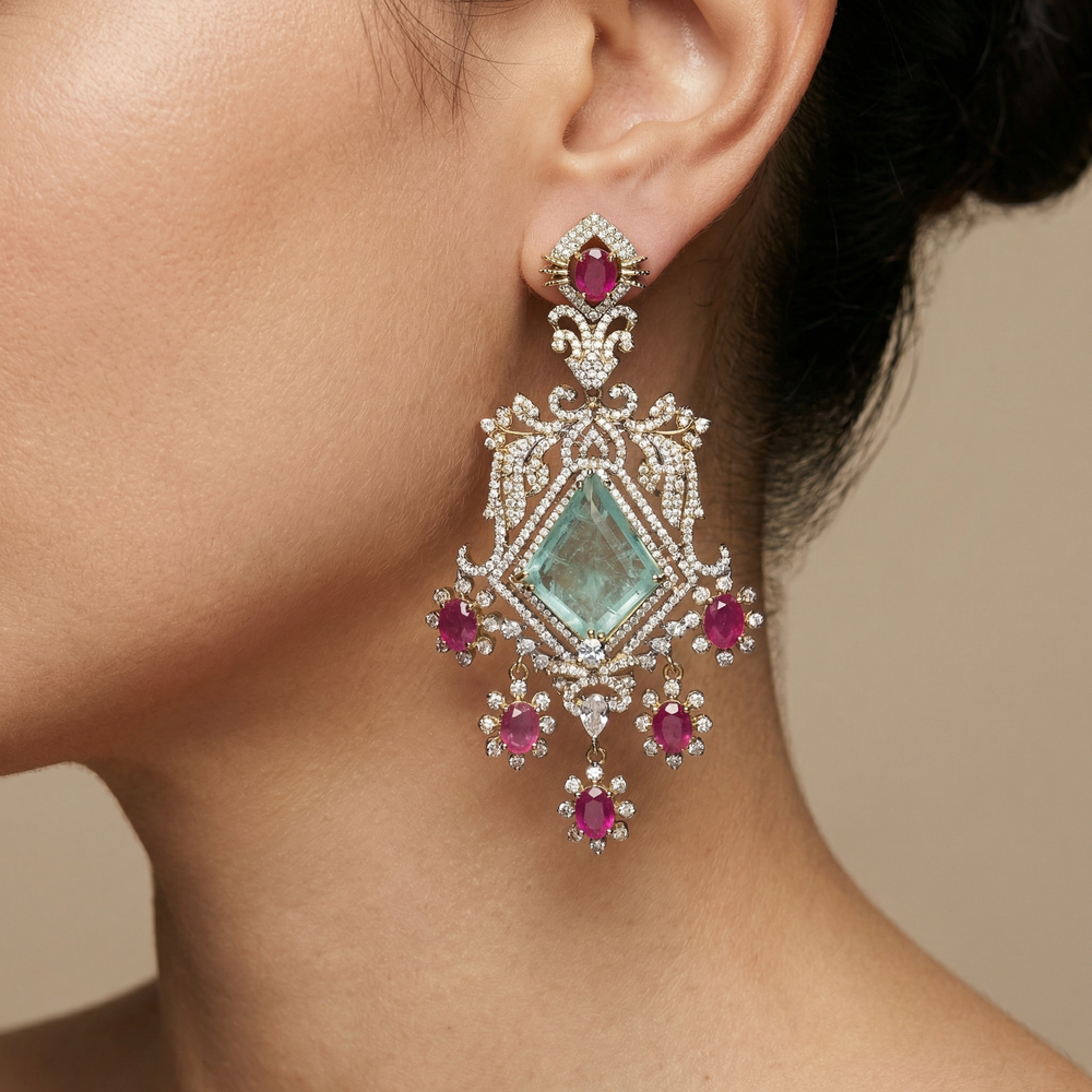 Chandelier Earrings – elegant drop chandelier earrings by Ozel