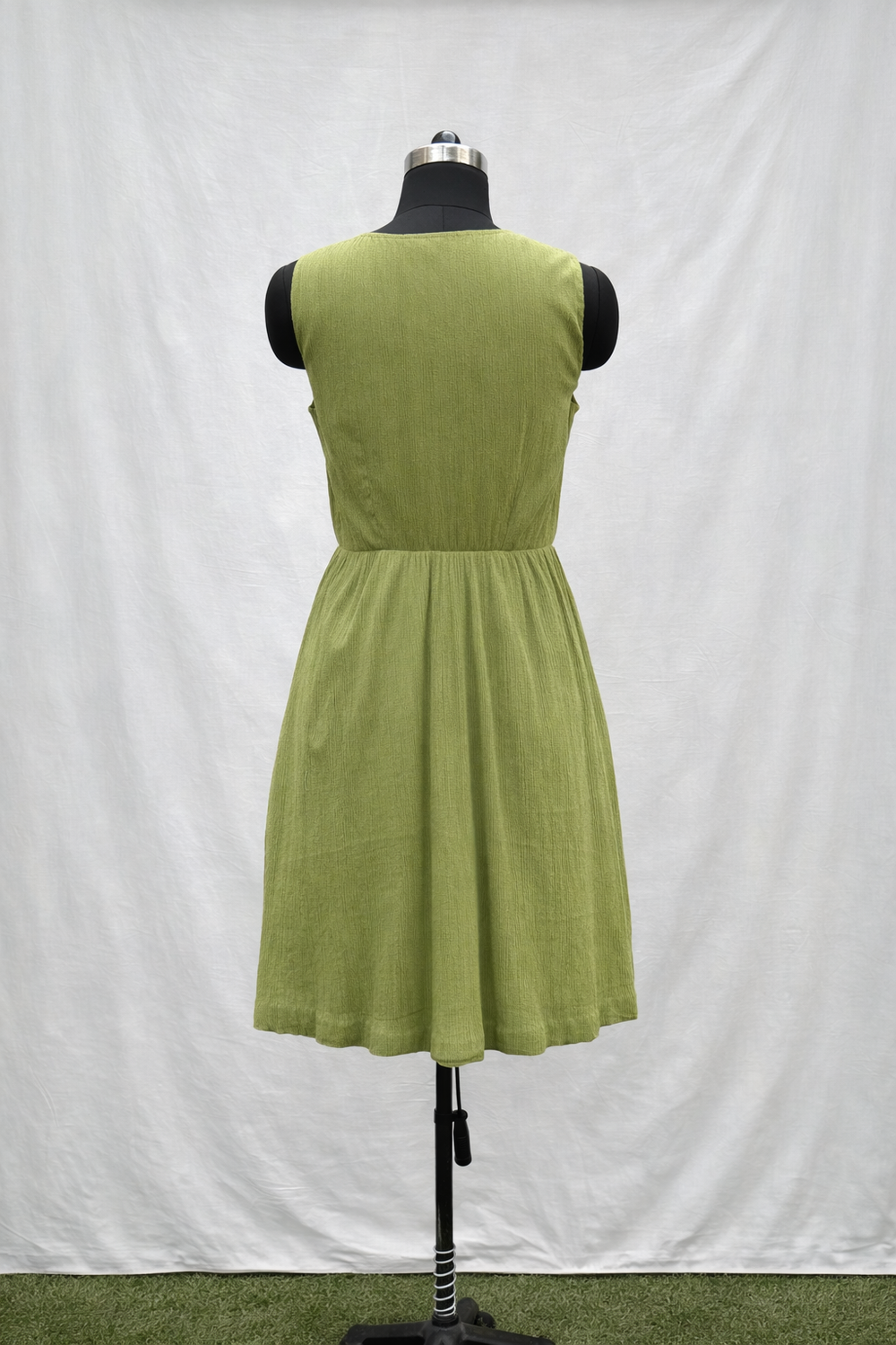 Cotton Crush Dress – casual Indian cotton dress by Ozel